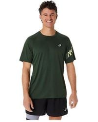 Asics - Icon Ss Top T-shirt Voor - Lyst