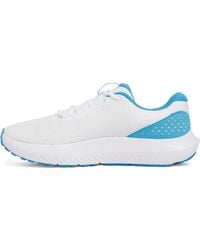 Under Armour - Surge 4 Running Shoes S White/blue 9 Uk - Lyst