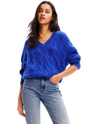 Desigual - Flat Knit Thick Gauge Pullover - Lyst