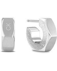 Calvin Klein - Clous d'Oreilles pour Collection LATCH en Acier Inoxidable - 35000263 - Lyst