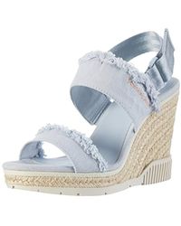 De Descubierta Azul Jeans R4056Zapatos Mujer Punta 8NXnP0Owk