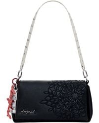 Desigual - Borsa a tracolla Sierra Naron Flap Bag Black nero - Lyst