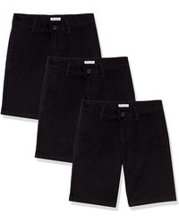 Amazon Essentials - Woven Flat-Front Khaki Shorts - Lyst