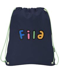 Fila - Limay Funny Logo Small Sport Drawstring Backpack - Lyst