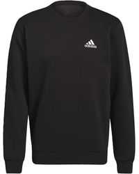 adidas - Feelcozy Essentials Fleece Sweatshirt - Lyst