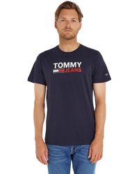 Tommy Hilfiger - T-shirt Uomo iche Corte TJM Regular Scollo Rotondo - Lyst
