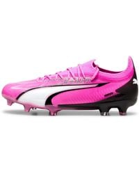 PUMA - Football Boots Ultra Ultimate Fg/ag 107744 Poison Pink- White- Black - Lyst
