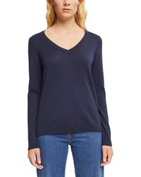 Esprit - V-neck Knit Sweater - Lyst