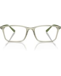 Emporio Armani - Ea3237 Rectangular Prescription Eyewear Frames - Lyst