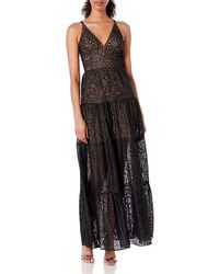 Dress the population store melina lace maxi