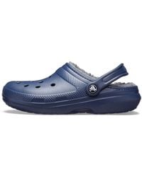 Crocs™ - Classic Lined Clog | Warm And Fuzzy Slippers - Lyst