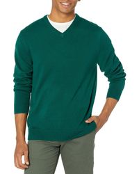 Amazon Essentials - Sweater Met V-hals Voor ,donker Groen,s - Lyst