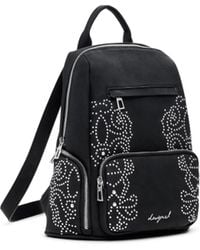 Desigual - Mochila de ocio Chester Poker Face Mini Backpack Black negro - Lyst