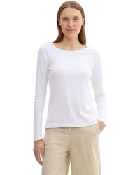 Tom Tailor - 1044392 Basic Longsleeve mit Stretch - Lyst