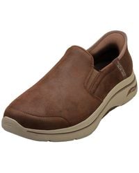Skechers - Ins Go Walk Arch Fit 2.0 S Slip On Shoes In Brown - 9 - Lyst