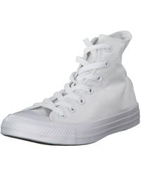 Converse - Chuck Taylor All Star Lift Clean Ox Leather Sneakers Wit Lage Sneakers Shoes - Lyst