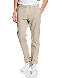 Cheap Monday Work Chino In Tapered Fit in Natural for Men - Lyst