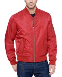 Levi's - Ma-1 Flight Lightweight Zip-up Bomber Jacket Varsity - Lyst