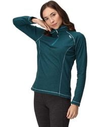 Regatta - Montes Leichter Fleece Pullover mit Half Zip RWA240 H23 40 dunkelgrün - Lyst