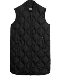 Superdry - Studios Long Liner Gilet A7 - Lyst