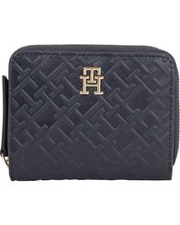Tommy Hilfiger - Th Refined Med. Mono Portemonnee Aw0aw15755 - Lyst