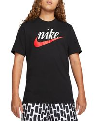 Nike - DZ3279-010 M NSW tee Futura 2 T-Shirt Hombre Black Tamaño M - Lyst