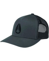 Nixon - Iconed Trucker Hat - Lyst