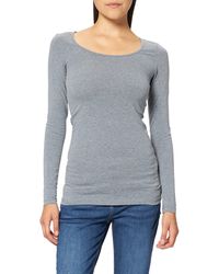 Vero Moda - Vmmaxi My Ls Soft Long U-neck Noos Sleeve Top - Lyst