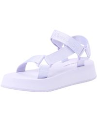 Calvin Klein - Jeans SANDAL VELCRO WEBBING IN MTL - Lyst