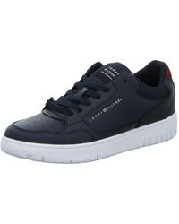 Tommy Hilfiger - Cupsole Basket Core Leather Trainers - Lyst