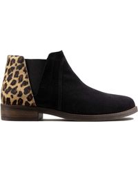 clarks demi beat leopard print
