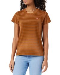 Levi's - Perfect Tee T-Shirt Glazed Ginger - Lyst