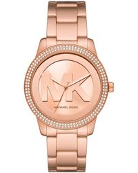 Michael Kors - Tibby Three-hand Rose Gold-tone Stainless Steel Watch Mk6880 - Lyst