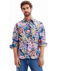 Desigual - Cam_Paper 9021 Multicolore Fuchsia T-Shirt - Lyst