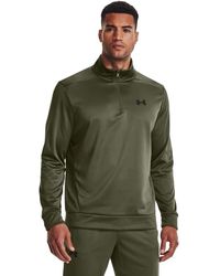 Under Armour - ' Armour Fleece ¼ Zip Marine Od - Lyst