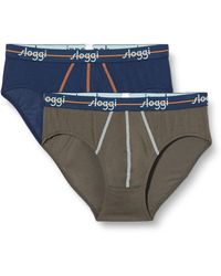 Sloggi - Men Start Midi C2p Box Underwear - Lyst