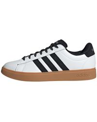 adidas - Grand Court 2.0 Schuh Cloud White/Core Black/Gum 44 2/3 - Lyst