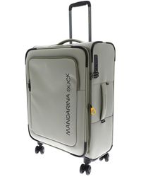 Mandarina Duck - Eco Coated Exp Trolley M Mud - Lyst