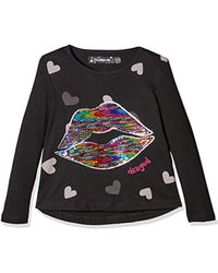 Desigual M/ädchen Langarmshirt TS/_BURGUI