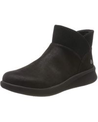 Clarks Leather Trace Pine Slouch Boots in Black - Save 5% | Lyst UK