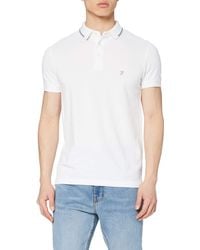 French Connection - Summer Black Tipping Polo Shirt - Lyst