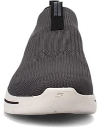 Skechers - S Gowalk Arch Fit Iconic Trainers Slip On Shoes Grey 10.5(45.5) - Lyst
