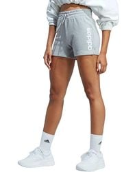 adidas - Essentials Linear French Terry Shorts Pantaloncini Corti - Lyst