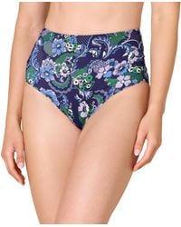 Amazon Essentials - Parte inferior de natación de cintura alta - Lyst