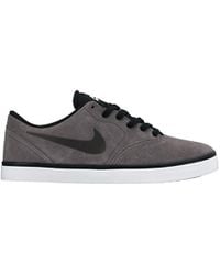 nike sb check dark grey