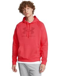 Under Armour - Rival Fleece Logo Hoodie - Lyst