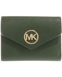 Michael Kors - Monedero Verde 34S1GNME6L-386 - Lyst