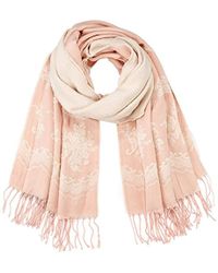 John Lewis Fat Face Painterly Butterfly Lace Snood In Slate