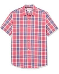 Amazon Essentials - Short-Sleeve Regular-fit Casual Poplin Shirt Button-Down - Lyst