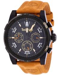 Timberland - Analogue Quartz Watch With Leather Strap Tdwgf2230403 - Lyst